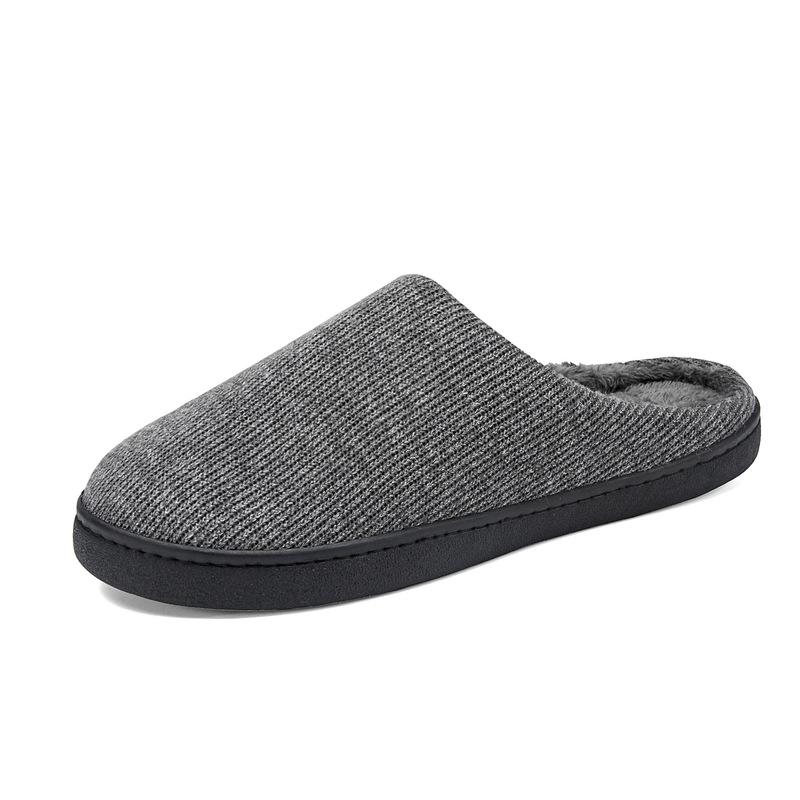 Cotton slippers winter large size home thermal cotton shoes couple indoor and outdoor wear cotton mop