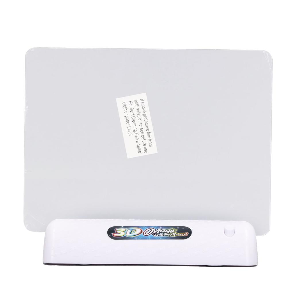 3D Magic Drawing Pad Fun Lightweight Reusable Educational Practical Fluorescent Luminous Writing Board for Children