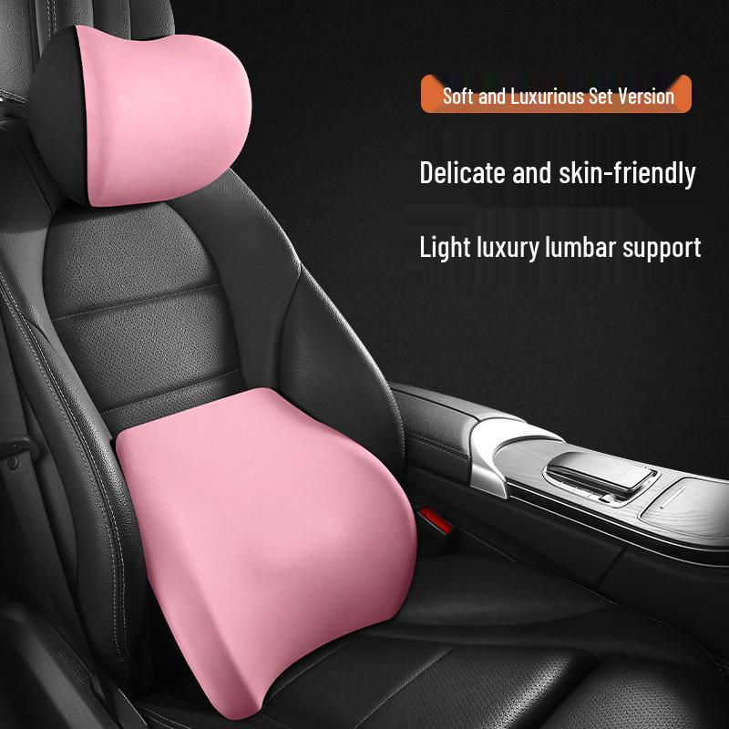 Car Headrest Neck and Lumbar Support Pillow for Driving