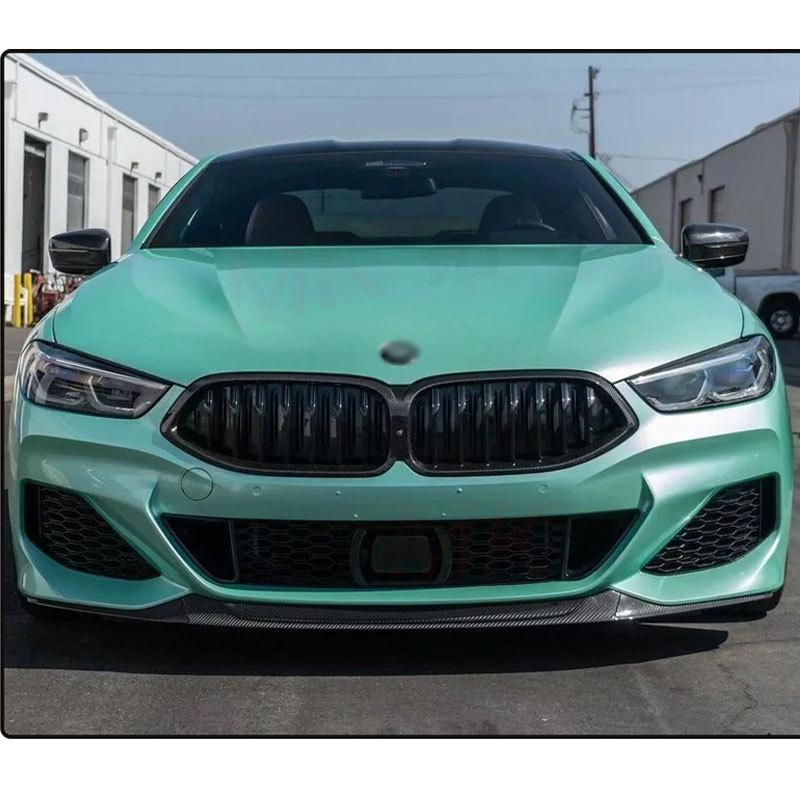 BMW 8 Series G14/G15/G16 Dry Carbon Fiber 3-Piece Front Lip Splitter