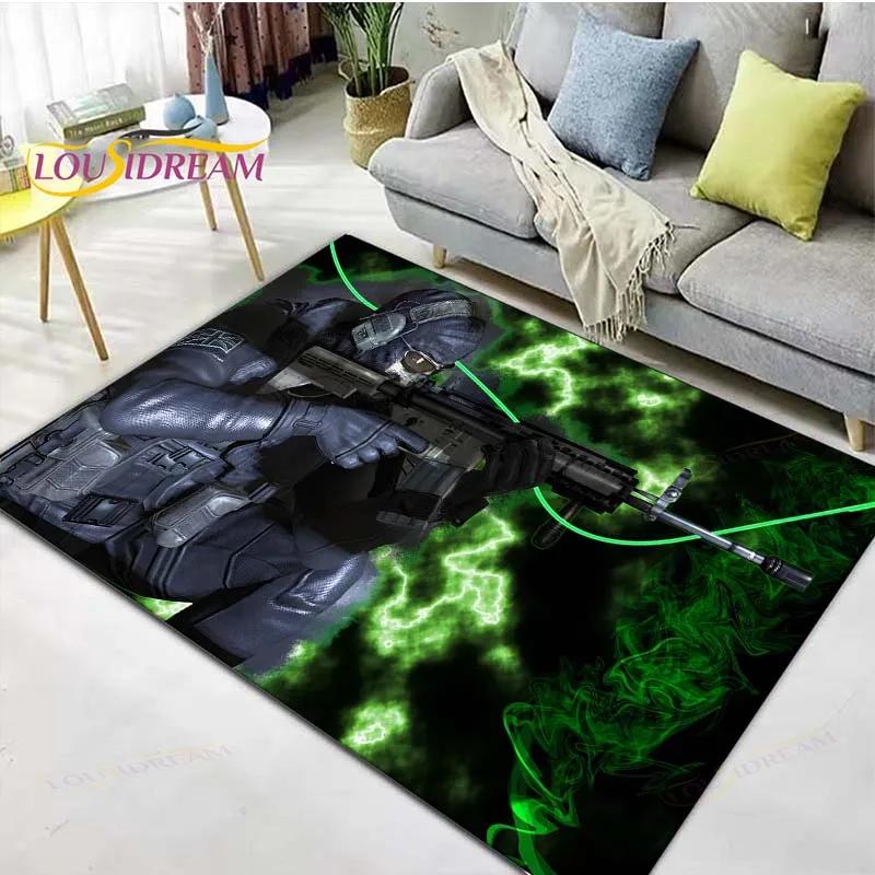 Classic Game C-Call of Dutys Printed Carpets Living Room cybercafe Area Rug aldult Bedroom Mats Game Room Mat Large Carpet Decor