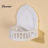 Space Saving Wall Mounts Mounted Floating Shelf, European Style, Decorative Self-adhesive Camera Shelf with Cable Management Display Rack, for Action