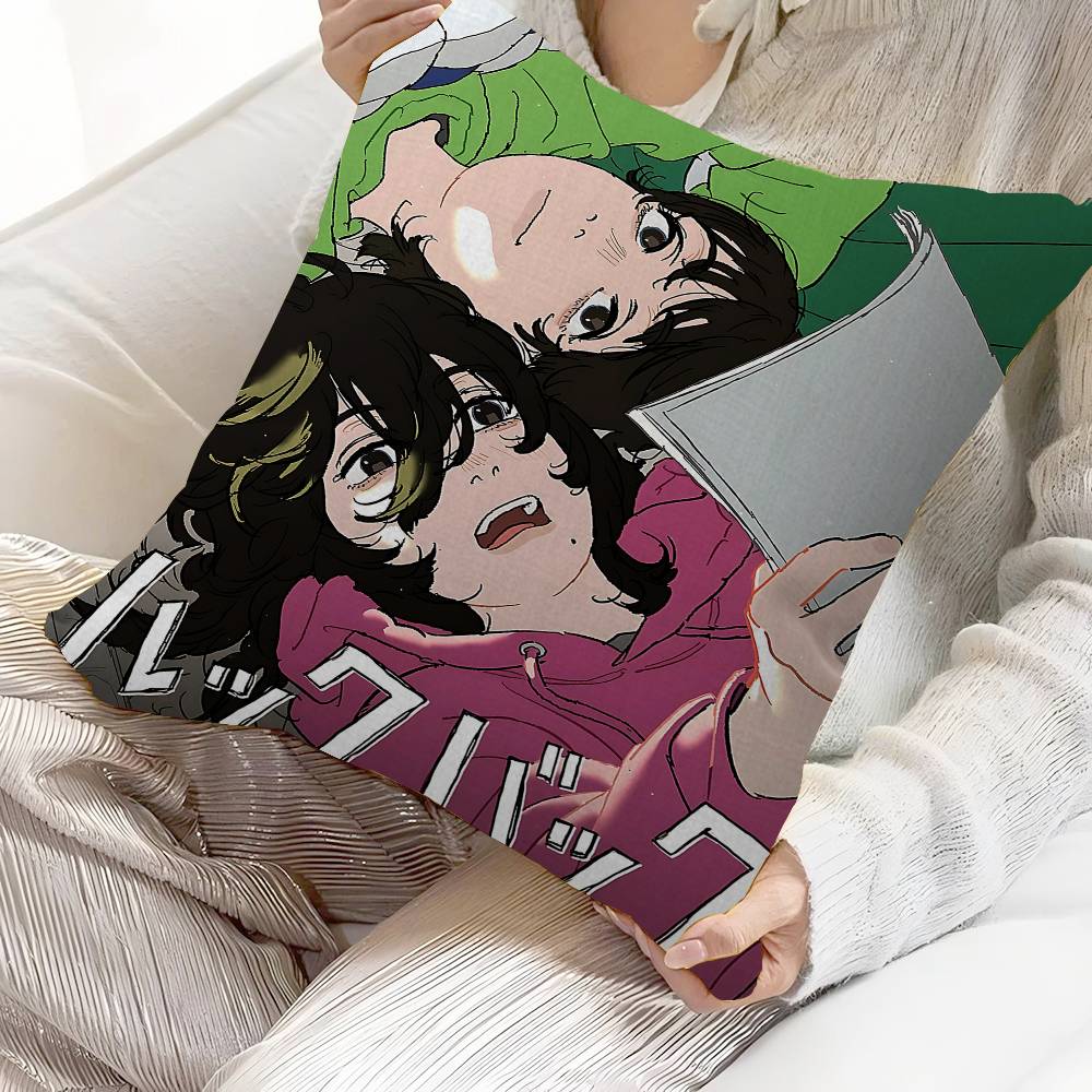 Anime Look Back Pillowcases Home Bedding Decorative Pillow Cover Wedding Super Soft Pillow Case