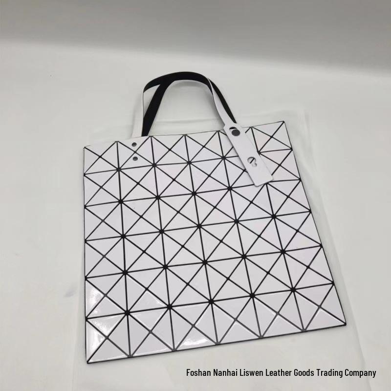 Neue Damen 6-Panel Patchwork Gesteppte Schulter Crossbody Tasche – Vibrating Gold Metallic Irisierende Serie