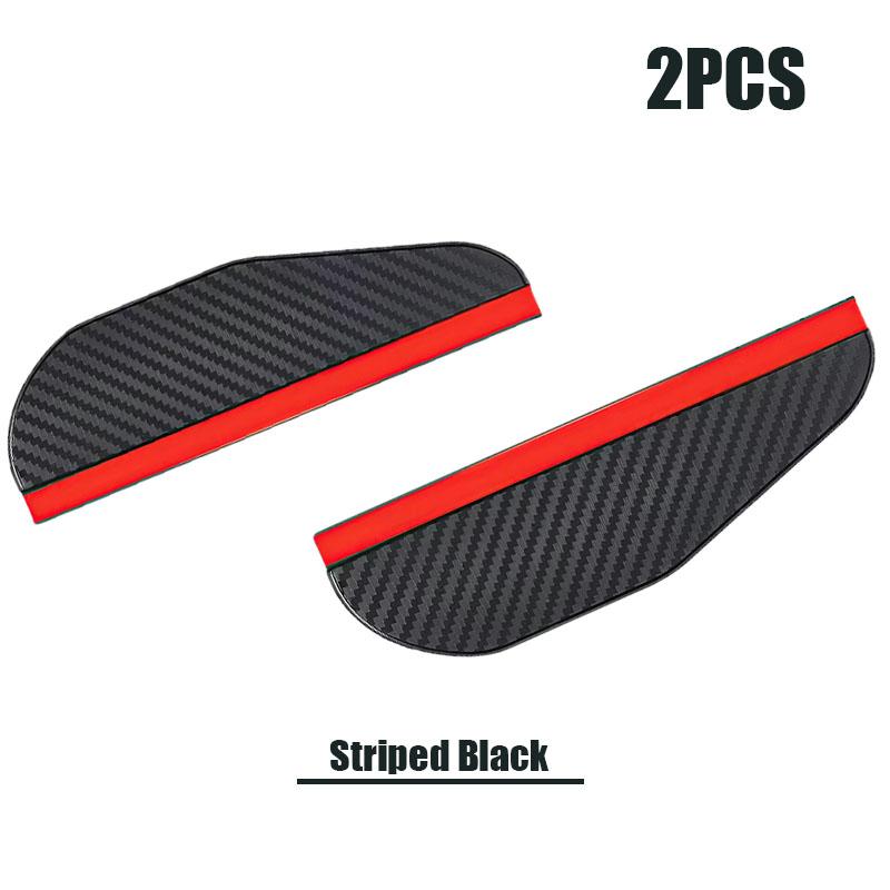 

For honda-eNS1-suv Car Rearview Mirror Rain Eyebrow Fiber Auto Rain Shield Rainscreen Reflector Rain Shield чёрный