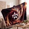 The Cure Flannel Blanket, Custom Name Text Personalized Soft Throw Blanket Home Decor Gift
