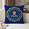 Cool FFBI Logo Pillow Case Suitable For Bedrooms Living Rooms Cars Home Decoration