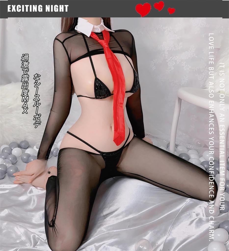 Bunny Girl Cosplay 7 Piece Set Erotic Extreme Sex Open Chest Bunny Sexy Mesh Transparent Training Moe Temptation Little Devil Devil Witch Rabbit Ears