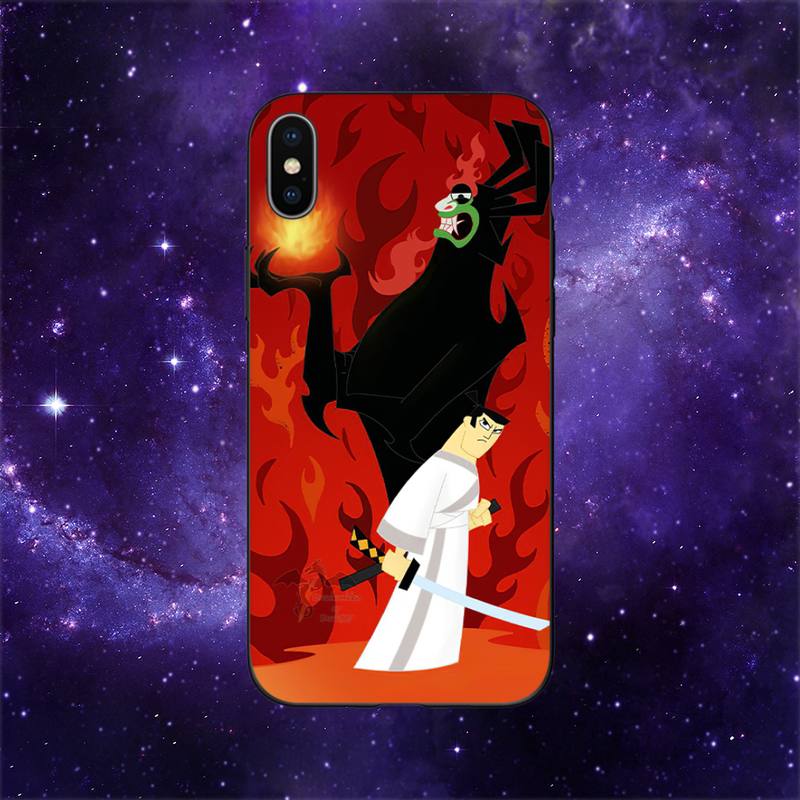 Samurai Jack Cartoon Phone Case For iPhone 11 12 Mini 13 Pro XS Max X 8 7 6s Plus 5 SE XR Shell