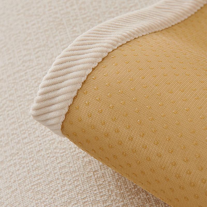 Cartoon Sofa Cover Embroidered Cotton Living Room Sofa Backrest Towel Thickened Wrapped Edge Non-Slip Sofa Armrest Cushion