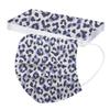 50PCS Adult Three-Layer Disposable Dust-Proof Protective Leopard Print Mask