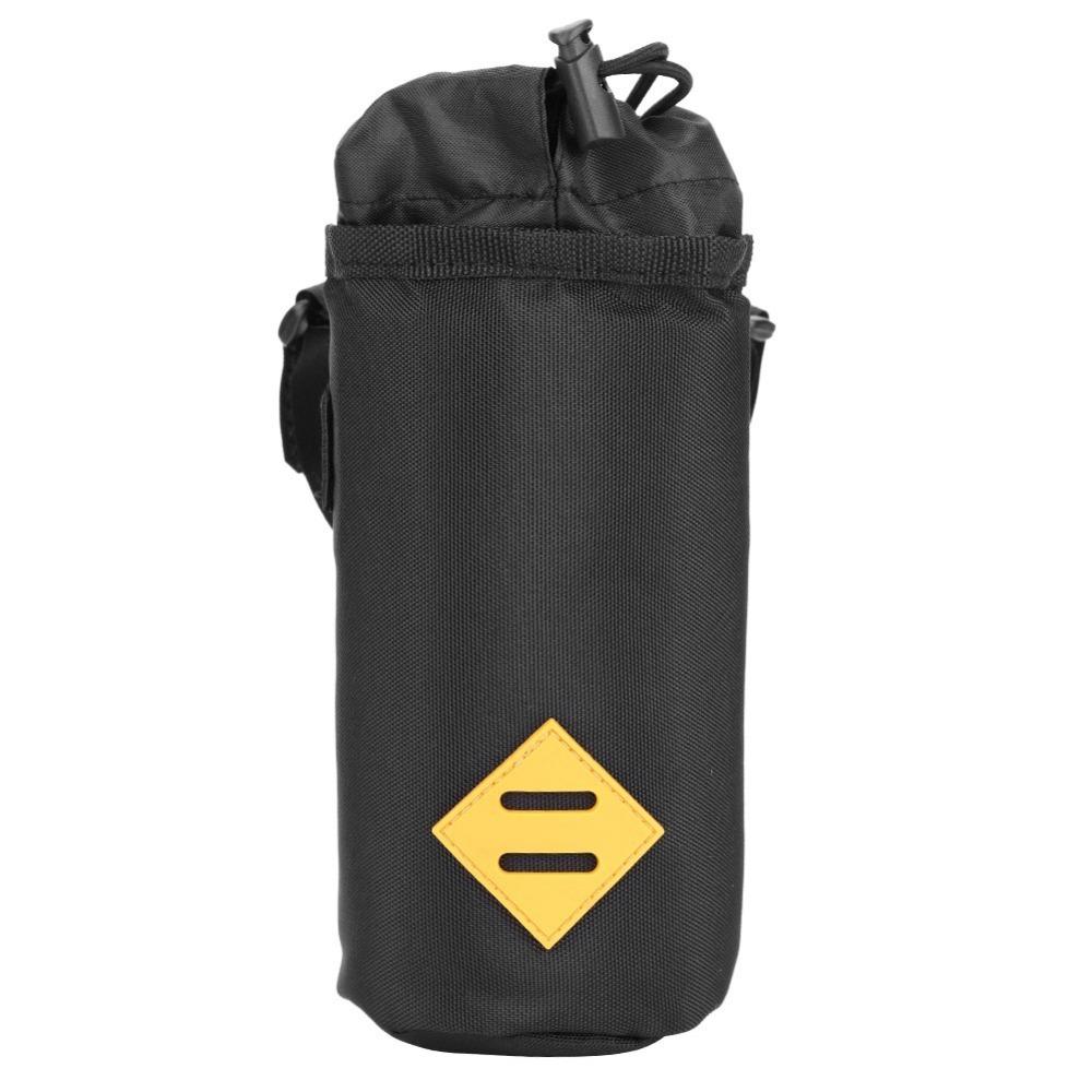 With Straps Bicycle Water Bottle Bag Cycling Bottle Carrier Bike Front Storage Accessory