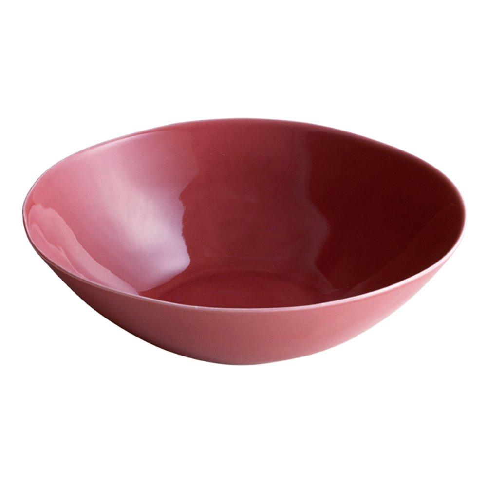 

KINTO Atelier Tete глубокая тарелка винно-красная 185 мм