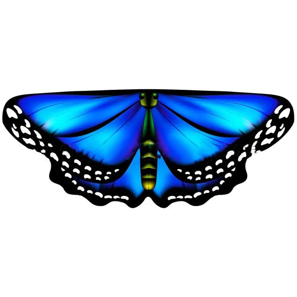 Cute Chiffon Butterfly Cape Dressing Up Costume Butterfly Wings Shawl Party Props Wing Cloak Kids