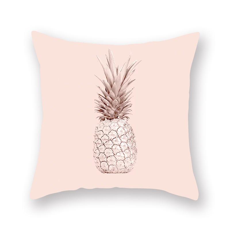 Nordic Pink Geometric Printing Pattern Cushion Cover Home Living Room Sofa Decorative Pillow Pillow Cover