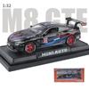 1/32 Scale M8 GET Diecast Car Model Toy, Pull Back Toy Vehicle with Sound and Light for Kids Toddler Boys Girls Gift Collection