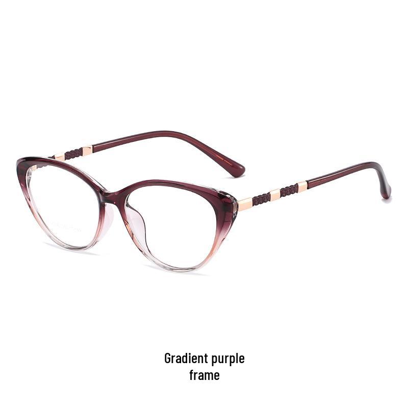 Women's Ultra-Light Cat-Eye Fashion Glasses - Elegant, Comfortable, and Stylish Eye Protection.