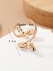 European & American Style Cat Eye Rhinestone Crystal Alloy Ring