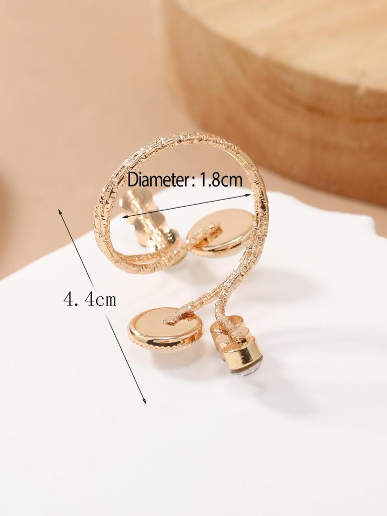 European & American Style Cat Eye Rhinestone Crystal Alloy Ring
