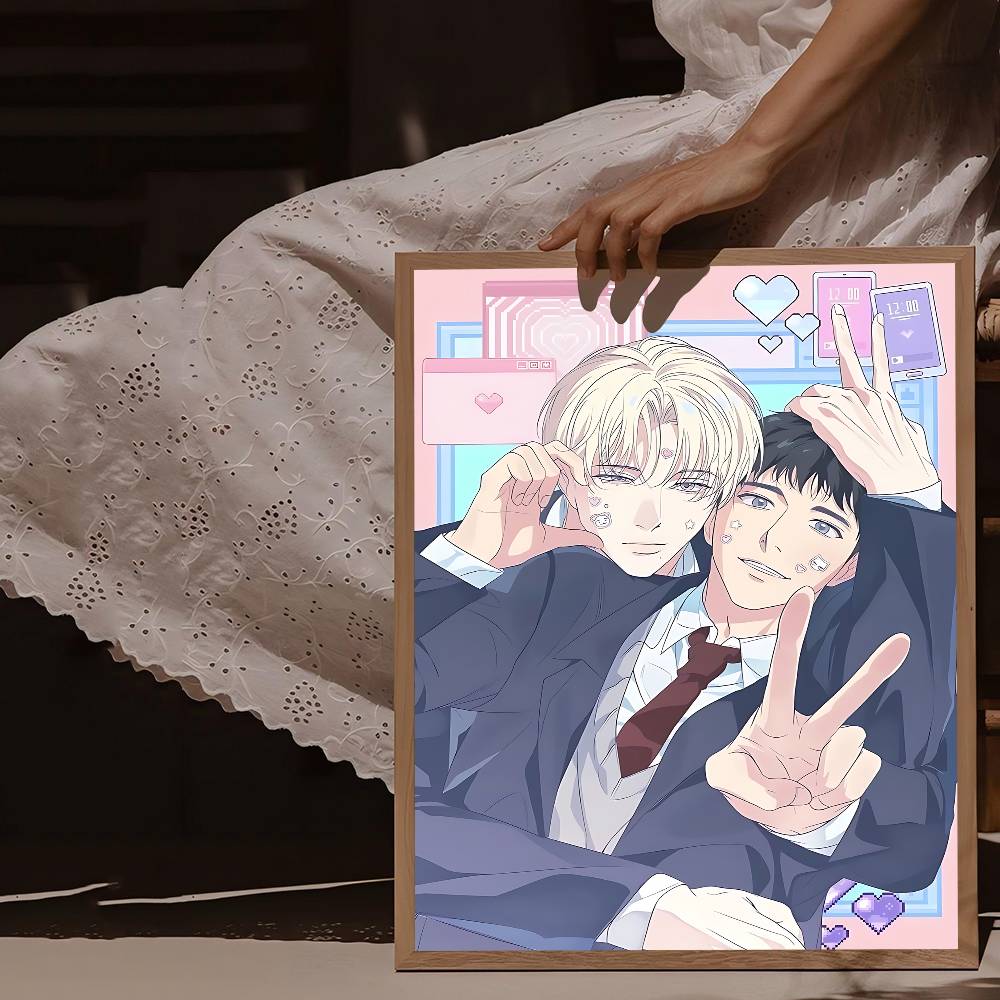 Backlight Bl Anime Movie Sticky Posters Retro Kraft Paper Sticker Diy Room Bar Cafe Aesthetic Art Wall Painting