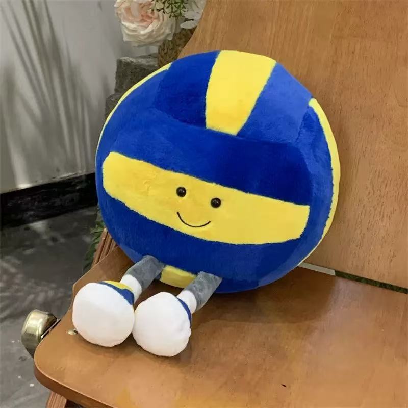 Soccer Plush Toy Doll Basketball Volleyball Football Soccer Pillow Ornaments Gift Home Decoration Cute Stuffed Toy Ball Cushion