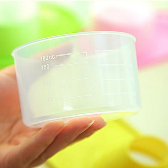 Cereal Storage Box with Lid Measuring Cup Plastic 1.9/2.5L Food Storage Dispenser for Cereals