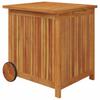 Garden Container On Wheels, 60X50X58 Cm, Solid