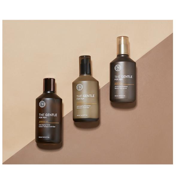 THE FACE SHOP The Gentle For Men Anti-Aging Special Set – Firming & Revitalising Care, Korean