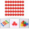 PRETYZOOM 50pcs Empty Colored Round Capsules 5cm Vending Machine Capsules Lottery Balls Small Bingo Raffle Drawing Balls