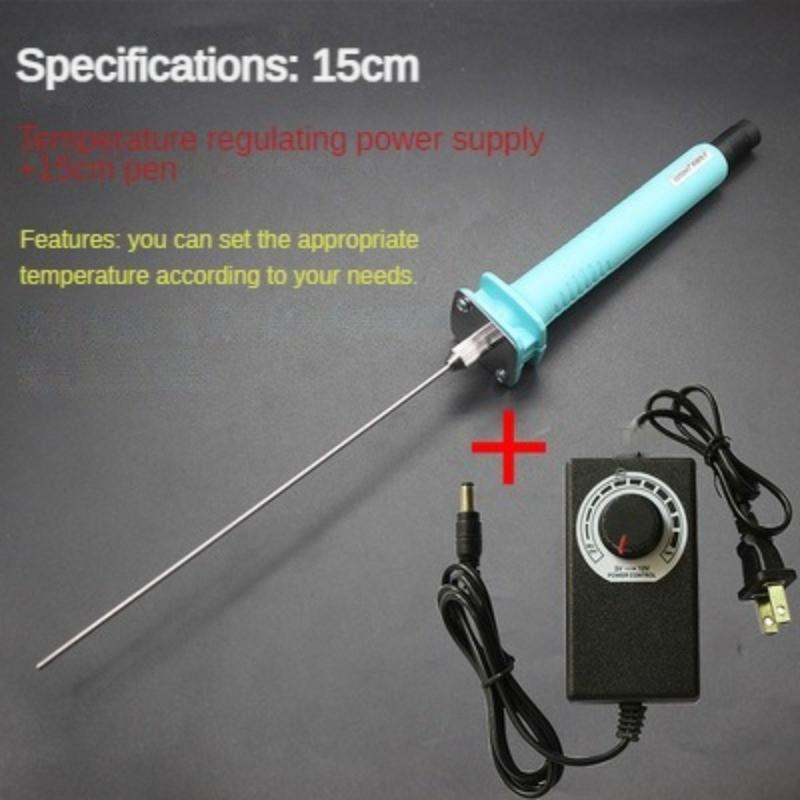 Blue Needle Type Electrothermal Foam Cutting Pen KT Board Engraving Pen Cutting Off Slot Shaped Punching Power Tool