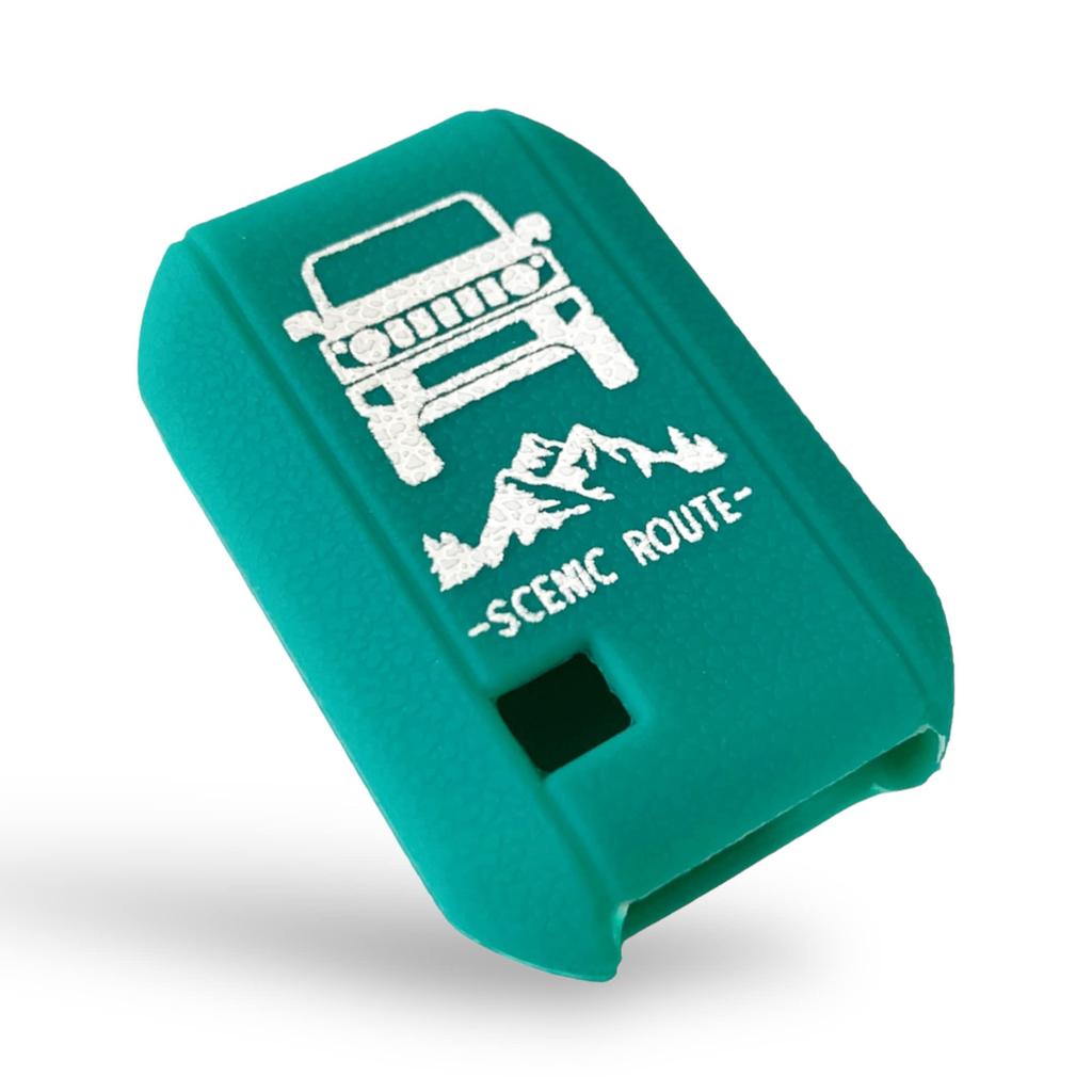 SUITY Smart Key Silicone Mint Specially Designed for Suzuki Jimny Sierra Ideal for Scratch Prevention Cover, Cover, Green, JB64, JB74,