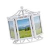 652F Rotatings Ferris Wheel Picture Frame,360° Rotation Windmills Picture Frame Desktop Photo Display Wind Up Music Box Gift