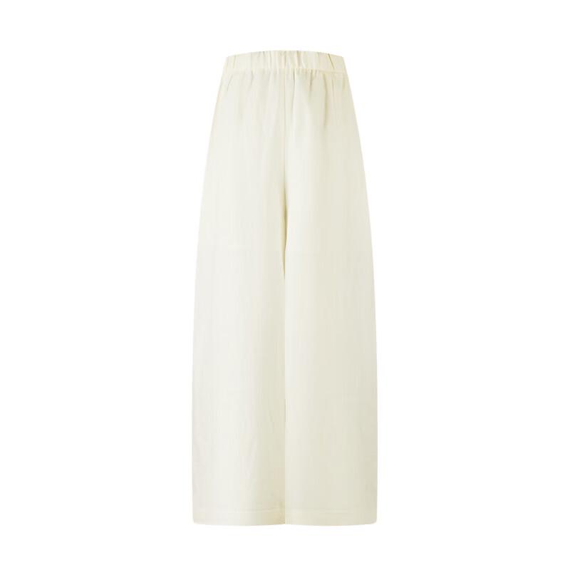 Navigare Women's Old Money Style Linen Wide-Leg Trousers