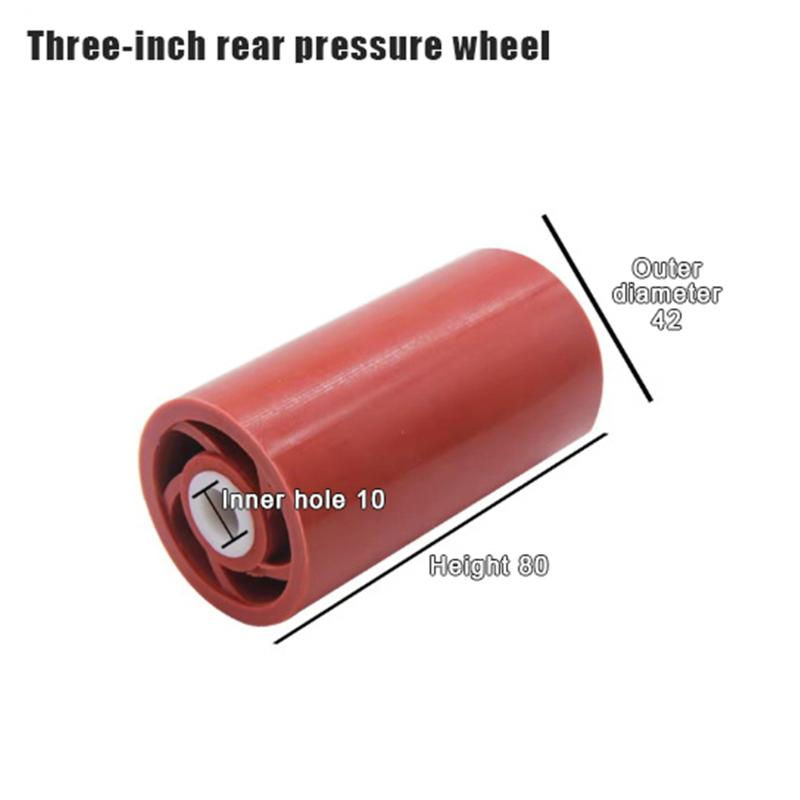 1Pcs Carton Sealer Rubber Wheel Spare Part Automatic Adhesive Tape Sealing Machine Press Wheel Roller