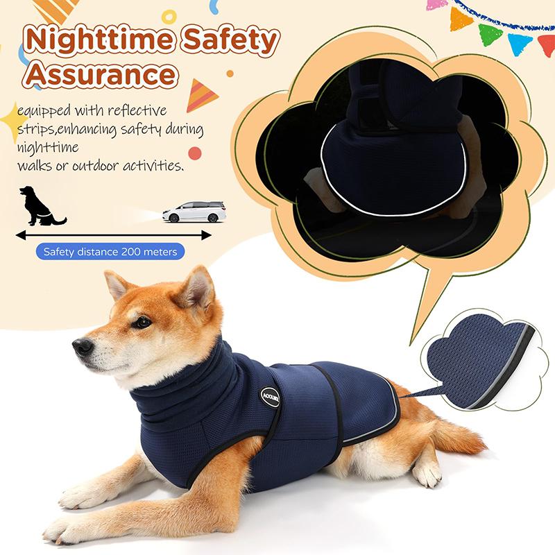 Dog Anxiety Vest And Coat, Vet Visits And Separation - Keep Pet Calm, Dog Jacket For Thunder, Fireworks, Anti Anxiety Vest