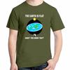 The Earth Is Flat Fashion Graphic T Shirts Cotton Short Sleeve Tshirts Unisex Streetwear New Shirts And Tshirts Print T Shirt