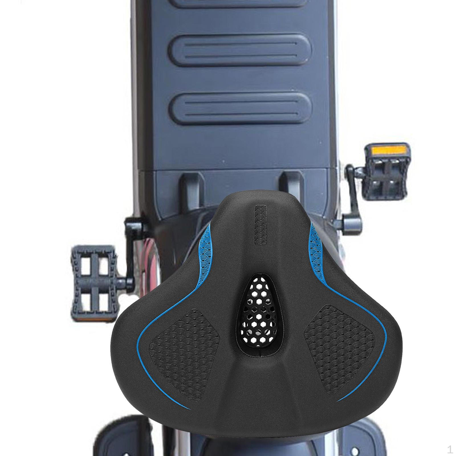 

Седло для велосипеда, противоскользящая подушка, мягкая мягкая подушка для тренировок, аксессуары для велосипедов в помещении Blue Line