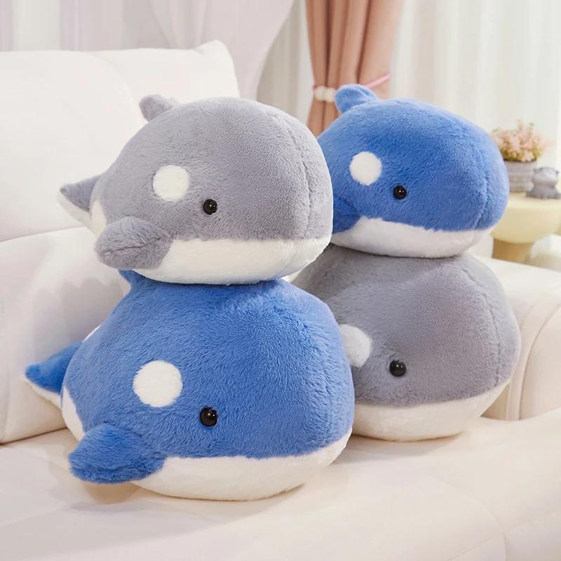 35/45cm Kawaii Killer Whale Plush Toy Stuffed Animal Shark Plush Doll Sleeping Pillow Plush Christmas Gift
