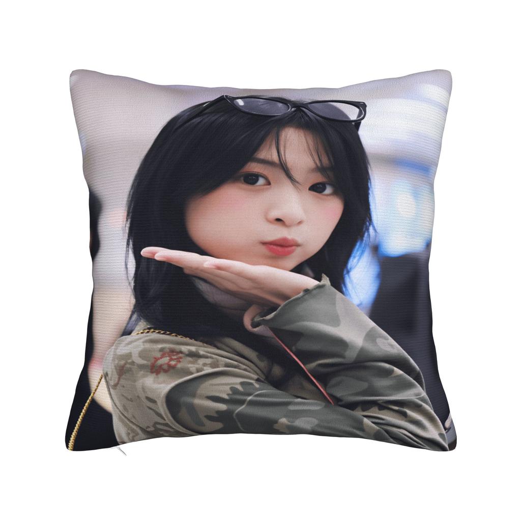 Korean singer A-Ahyeon Pillow Case  Soft Pillow Cover For Living Room Bed Chair Funny Pillowcases