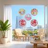2026 Year of the Horse Fu Character Static Cling Window Decals for Spring Festival