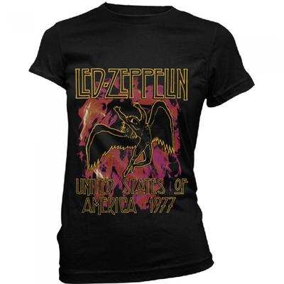Womens/Ladies Flames T-Shirt