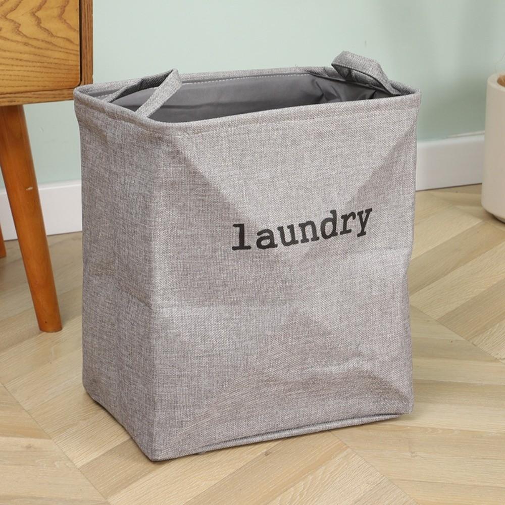 Folding Jute Storage Basket Large Capacity Laundry Basket Portable Jute Cloth Basket Home Use