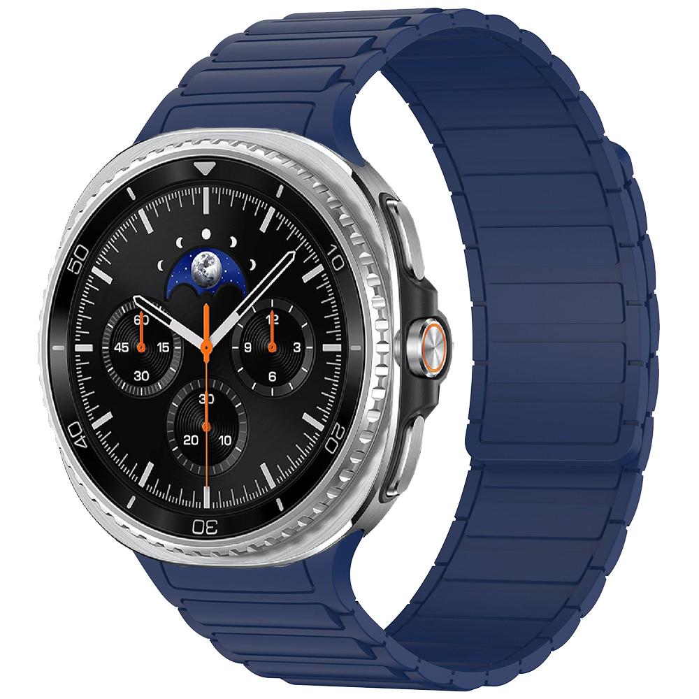Lückenloses Armband für Samsung Galaxy Watch 8 Classic 46mm/Watch8 44mm 40mm Magnetisches Silikon-Armband