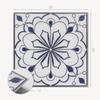 Winylowe Kafelki Samoprzylepne Do Dekoracji Ścian Kwiatowy Wzór Ceramiczny 20X20X20 Cm