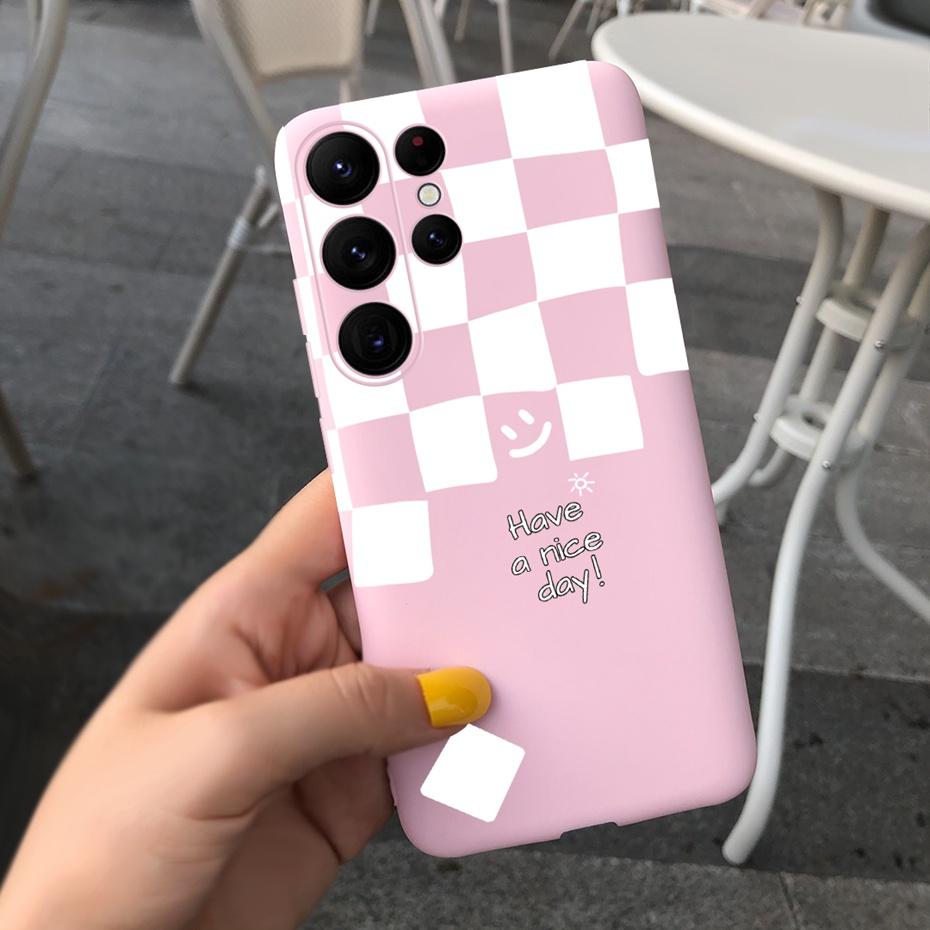 Silicone Case For Samsung S23 Ultra 5G Phone Cases Lovely Printing Soft TPU Cover For Samsung Galaxy S23 S 23 Plus S23+ Coque