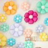 Candy Color Sunflower Daisy Flower Matte Modeling Aluminum Film Balloon Children'S Photo Year-Old Scene Decoration