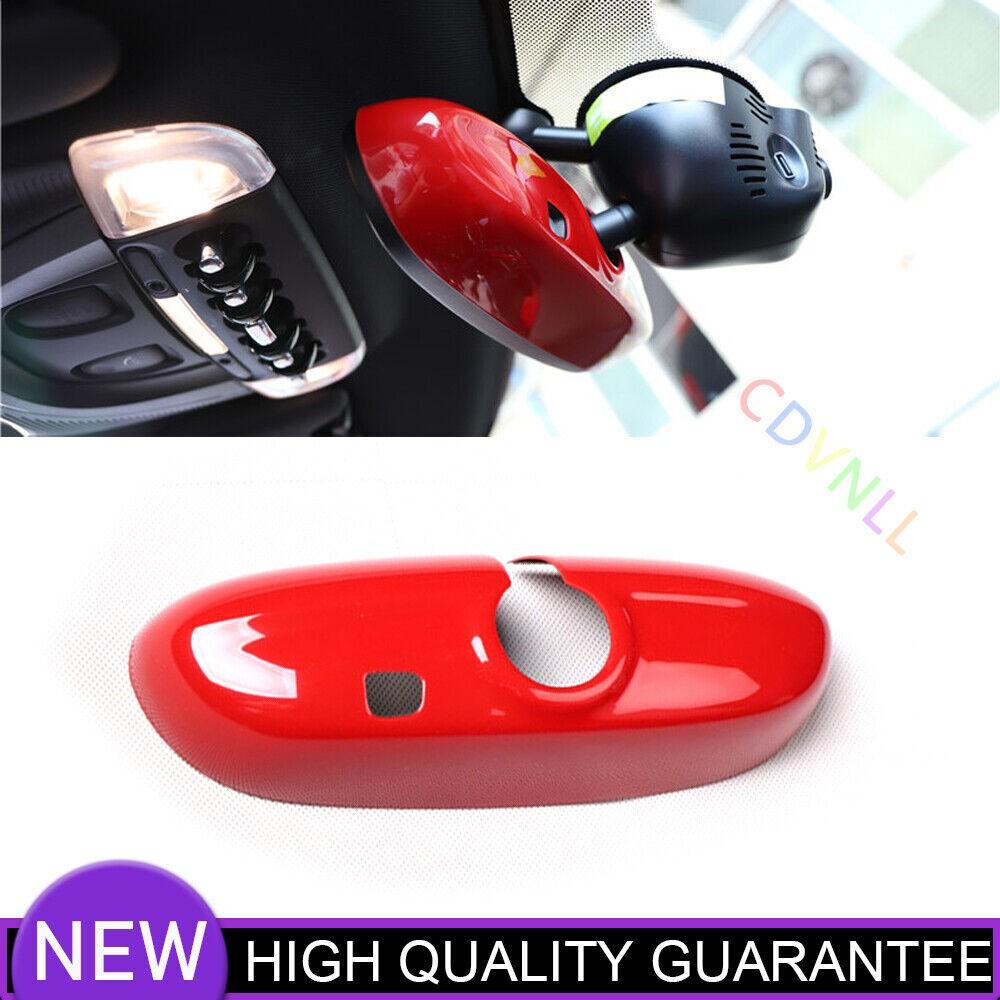 Interior Rearview Mirror Frame Cover 1PCS For Mini Cooper F56 14-2021 Bright Red