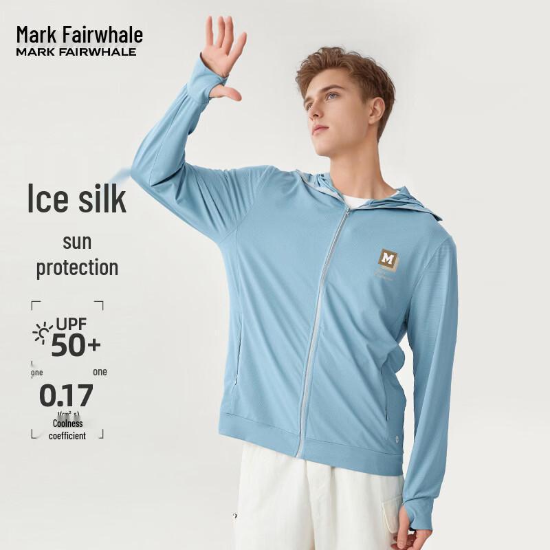 Mark Fairwhale Men's Ice Silk Cooling UPF50+ Sun Protection Hoodie