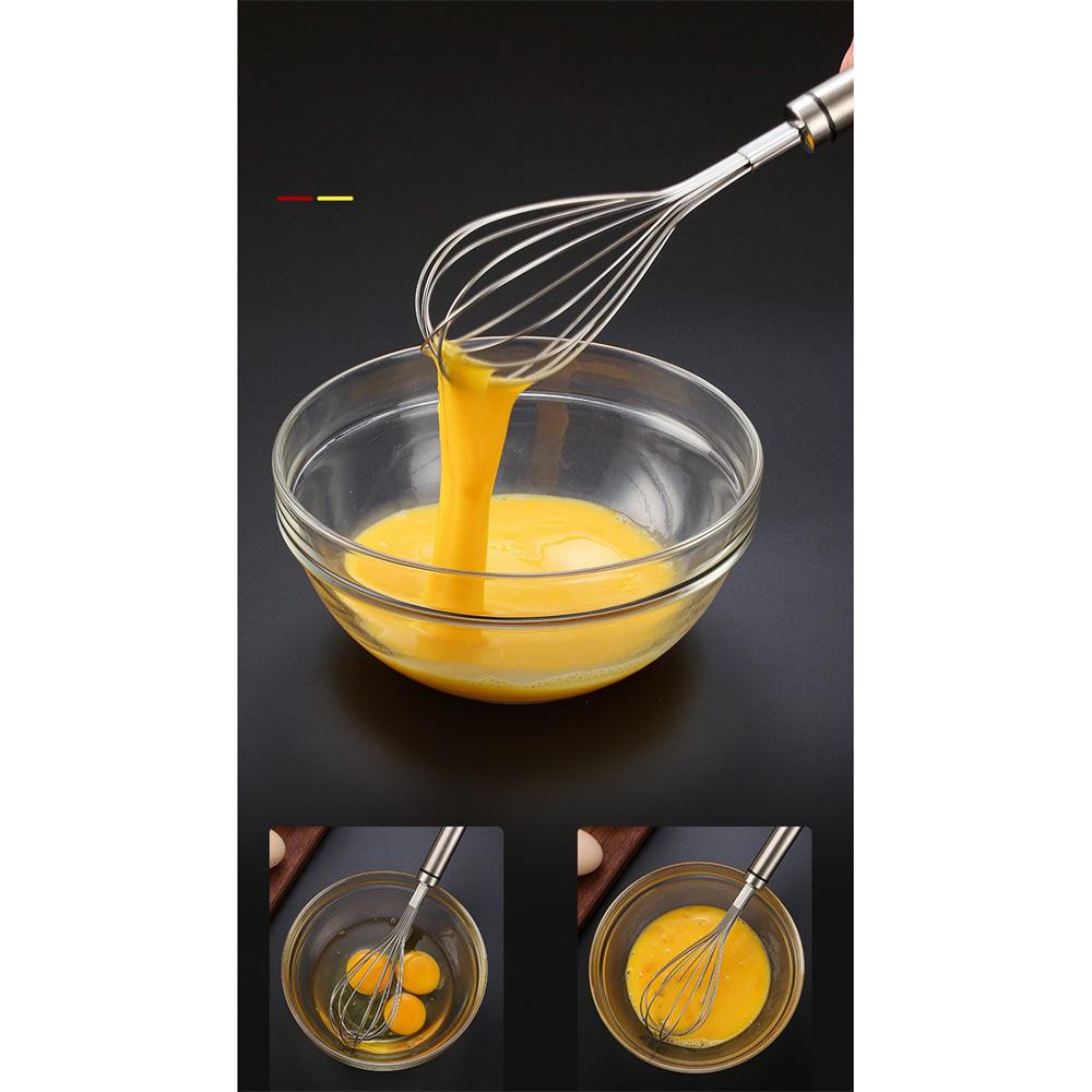Stainless Steel Hand Egg Beater Whisk For Kitchen Blender Mixer Stirring Beating
