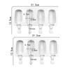 1/4pcs DIY Popsicle Molds Silicone Ice Cream Mold Oval Chocolate Ice Pop Maker Tray for Handmade Frozen Treats Kitchen Gadgets